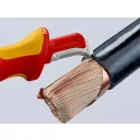 Knipex 98 55 kábelkés csúszósaruval (kampós, VDE, 190 mm)