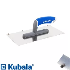   Kubala 0249 simító szigetelő masszákhoz 270x130 mm (inox, 3K gumírozott nyél)