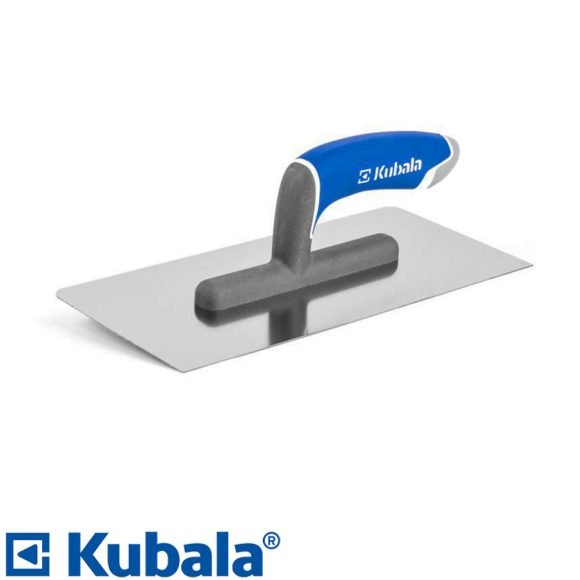 Kubala 0266 glettvas 270x130 mm - lekerekített sarkokkal (inox, 3K gumírozott nyél)