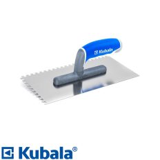   Kubala 0272 Master Line XL glettvas 270x130 mm - fogazott 6x6 mm (inox, 3K gumírozott nyél)