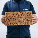 Kubala 0379 simító nagy pórusú szivaccsal - 280x140 mm (30 mm vtg, 2K nyél)