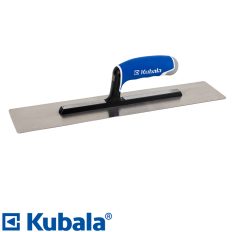   Kubala 0488 Master Line XL köszőnyeg simító, lekerekített sarkokkal 405x80 mm - sima (1,0 mm vtg inox, 3K gumírozott nyél)