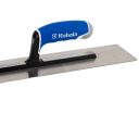 Kubala 0488 Master Line XL köszőnyeg simító, lekerekített sarkokkal 405x80 mm - sima (1,0 mm vtg inox, 3K gumírozott nyél)