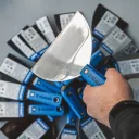 Kubala 0522 SILVER LINE profi spakli, inox - 25 mm (kúposan köszörült lap, 2K lágy markolat)