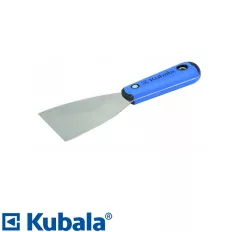   Kubala 0525 SILVER LINE profi spakli, inox - 75 mm (kúposan köszörült lap, 2K lágy markolat)