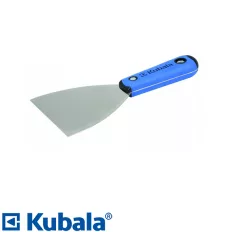   Kubala 0526 SILVER LINE profi spakli, inox - 100 mm (kúposan köszörült lap, 2K lágy markolat)