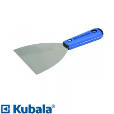   Kubala 0527 SILVER LINE profi spakli, inox - 125 mm (kúposan köszörült lap, 2K lágy markolat)