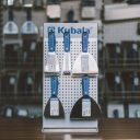 Kubala 0528 SILVER LINE profi spakli, inox - 150 mm (kúposan köszörült lap, 2K lágy markolat)