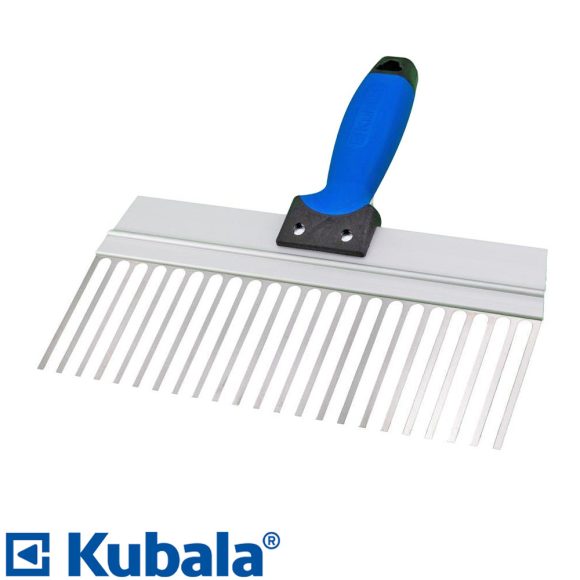 Kubala 0531 vakolatfésű, inox - 290 mm (2K nyél)