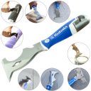 Kubala 0661 MASTER LINE profi univerzális  kaparó spakli, inox - 75 mm (3K lágy markolat)