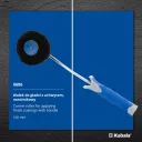 Kubala 0686 sarok glettelő henger, 2K nyél - 80 mm