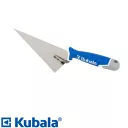 Kubala 0946 MASTER LINE hegyes stukkó kanál, 3K gumírozott nyél - 160x100 mm