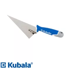   Kubala 0946 MASTER LINE hegyes stukkó kanál, 3K gumírozott nyél - 160x100 mm