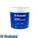 Kubala 1532 műanyag vödör, skálázott, 20 L (acél füllel, fedéllel)