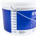 Kubala 1535 műanyag vödör, skálázott, 10 L (acél füllel, fedéllel)