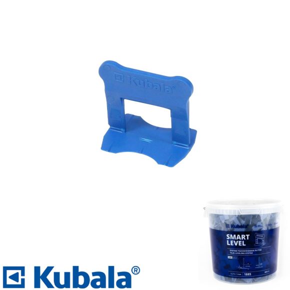 Kubala 1885 SMART LEVEL ékes lapszintező klipsz vödörben, 1 mm - 800 db