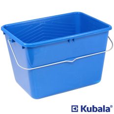   Kubala 4200 szögletes festékes vödör (műanyag), skálázott, 14 L (fém füllel)