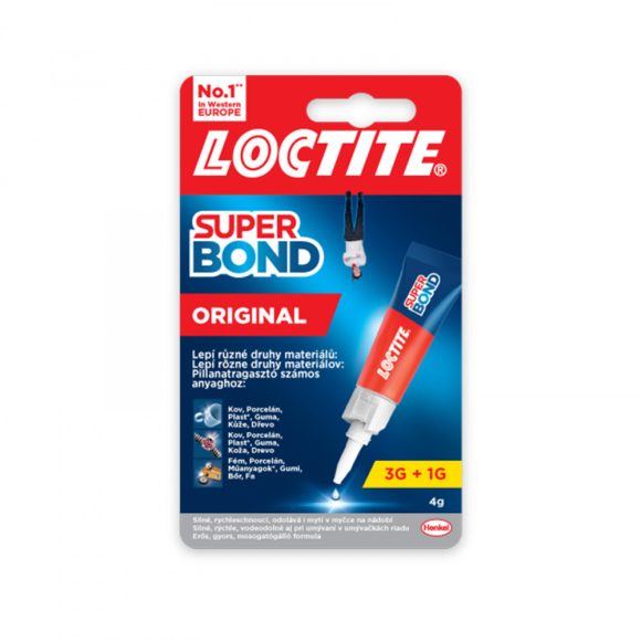 LOCTITE SUPER BOND ORIGINAL univerzális pillanatragasztó 4g