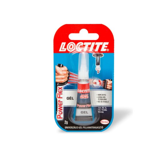 LOCTITE SUPER BOND Power Flex Gel univerzális pillanatragasztó gél 2g