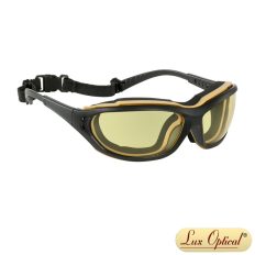   Lux Optical Madlux 60976 védőszemüveg tömítéssel - gumipánt/szár (páramantes, sárga lencse)