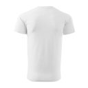 Malfini Basic 129 férfi póló, fehér 00  - S méret (100% pamut, 160 g/m2)