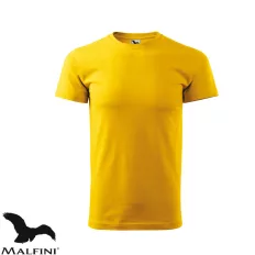   Malfini Basic 129 férfi póló, sárga 04  - 3XL méret (100% pamut, 160 g/m2)