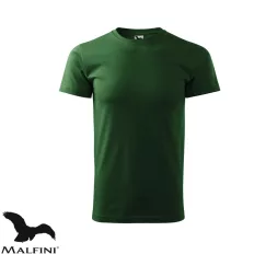   Malfini Basic 129 férfi póló, üvegzöld 06  - 3XL méret (100% pamut, 160 g/m2)
