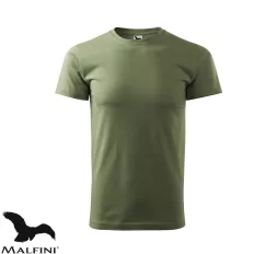   Malfini Basic 129 férfi póló, khaki 09  - L méret (100% pamut, 160 g/m2)
