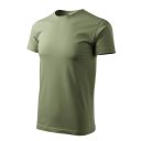 Malfini Basic 129 férfi póló, khaki 09  - S méret (100% pamut, 160 g/m2)
