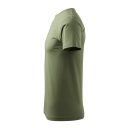Malfini Basic 129 férfi póló, khaki 09  - S méret (100% pamut, 160 g/m2)