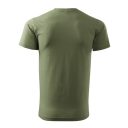 Malfini Basic 129 férfi póló, khaki 09  - S méret (100% pamut, 160 g/m2)