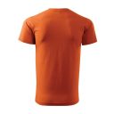 Malfini Basic 129 férfi póló, narancssárga 11  - S méret (100% pamut, 160 g/m2)