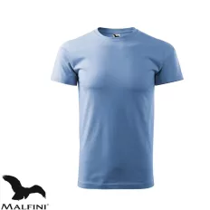   Malfini Basic 129 férfi póló, égszínkék 15  - 3XL méret (100% pamut, 160 g/m2)