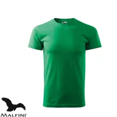   Malfini Basic 129 férfi póló, fűzöld 16  - 3XL méret (100% pamut, 160 g/m2)