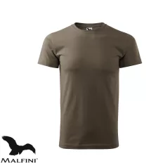   Malfini Basic 129 férfi póló, army 29  - 3XL méret (100% pamut, 160 g/m2)