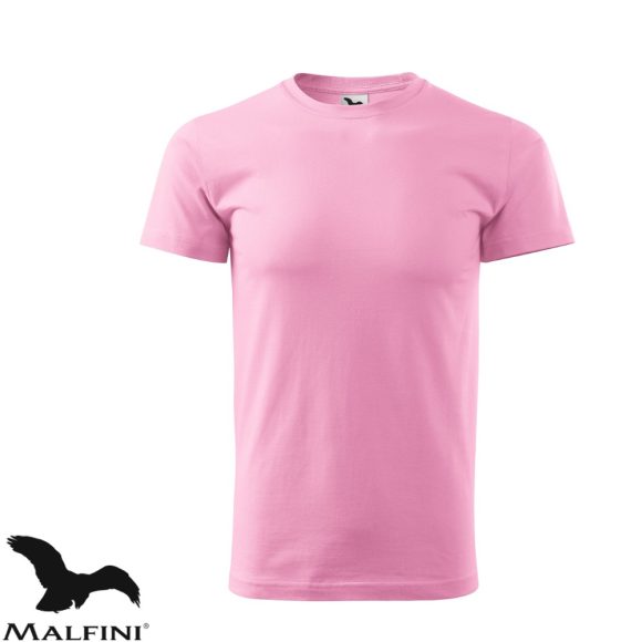 Malfini Basic 129 férfi póló, rózsaszín 30  - 3XL méret (100% pamut, 160 g/m2)