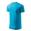 Malfini Basic 129 férfi póló, türkiz 44  - S méret (100% pamut, 160 g/m2)