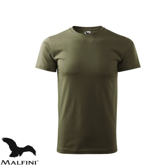 Malfini Basic 129 férfi póló, military 69  - XS méret (100% pamut, 160 g/m2)