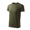 Malfini Basic 129 férfi póló, military 69  - S méret (100% pamut, 160 g/m2)