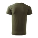 Malfini Basic 129 férfi póló, military 69  - S méret (100% pamut, 160 g/m2)