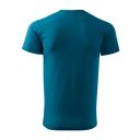 Malfini Basic 129 férfi póló, petrol kék 93  - S méret (100% pamut, 160 g/m2)