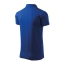 Malfini Single J. 202 férfi galléros póló, királykék 05 - S méret (100% pamut, 180 g/m2)
