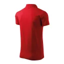 Malfini Single J. 202 férfi galléros póló, piros 07 - S méret (100% pamut, 180 g/m2)