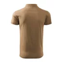 Malfini Single J. 202 férfi galléros póló, homok 08 - S méret (100% pamut, 180 g/m2)