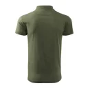 Malfini Single J. 202 férfi galléros póló, khaki 09 - S méret (100% pamut, 180 g/m2)