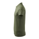 Malfini Single J. 202 férfi galléros póló, khaki 09 - S méret (100% pamut, 180 g/m2)