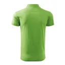 Malfini Single J. 202 férfi galléros póló, borsózöld 39 - S méret (100% pamut, 180 g/m2)