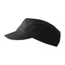 Malfini Latino 324 military stílusú sapka, fekete 01 (100% pamut, 230 g/m2)