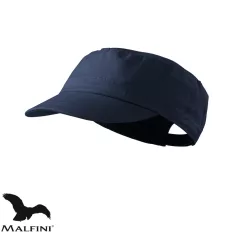  Malfini Latino 324 military stílusú sapka, tengerészkék 02 (100% pamut, 230 g/m2)