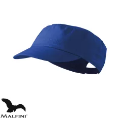   Malfini Latino 324 military stílusú sapka, királykék 05 (100% pamut, 230 g/m2)